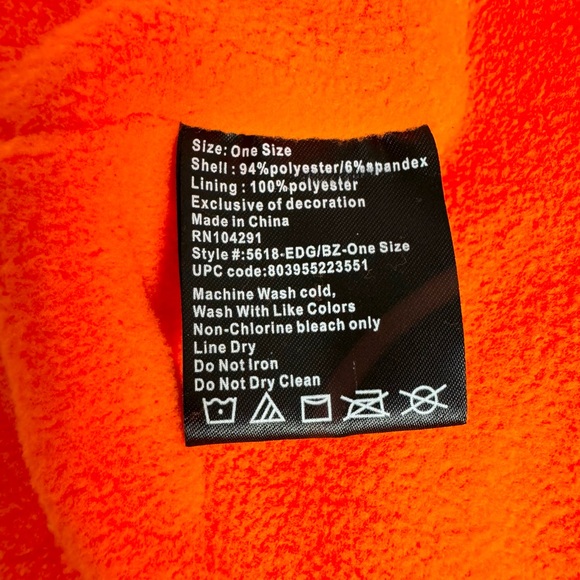 Huntworth Realtree Xtra Camo Men's Reversible Blaze Fleece Beanie Cap OS NWT - Picture 9 of 9